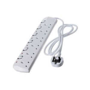 6-Way Power Extension Cable-White