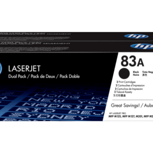 HP 83A 2-pack Black Original LaserJet Toner Cartridges (CF283AF)