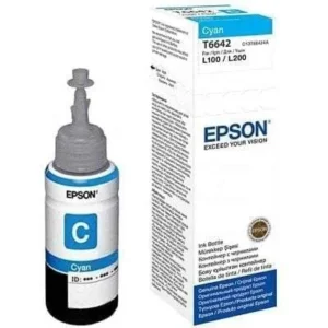 Epson C13T66424A Ink Cartridges T6642 4 color ink bottles Singlepack 1 x 70ml Cyan