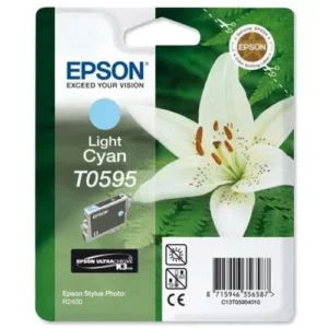 Epson T0595 UltraChrome K3 Light Cyan Ink Cartridge (T059540)