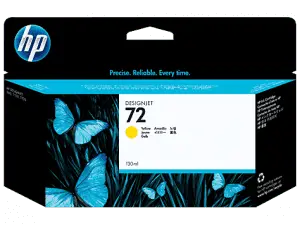 HP 72 130-ml Yellow DesignJet Ink Cartridge (C9373A)