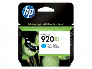 HP 920XL High Yield Cyan and Magenta Original Ink Cartridge (CD972AE)