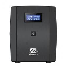 Mercury Elite 1000 Pro Smart Offline UPS -UK Plug, 1000VA/600W, 2 x universal sockets, 1 x 9Ah/12V battery, USB communication