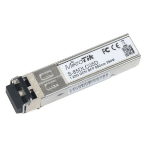 Mikrotik S-85DLC05D 1.25G SFP Transceiver 850nm Dual LC Connector
