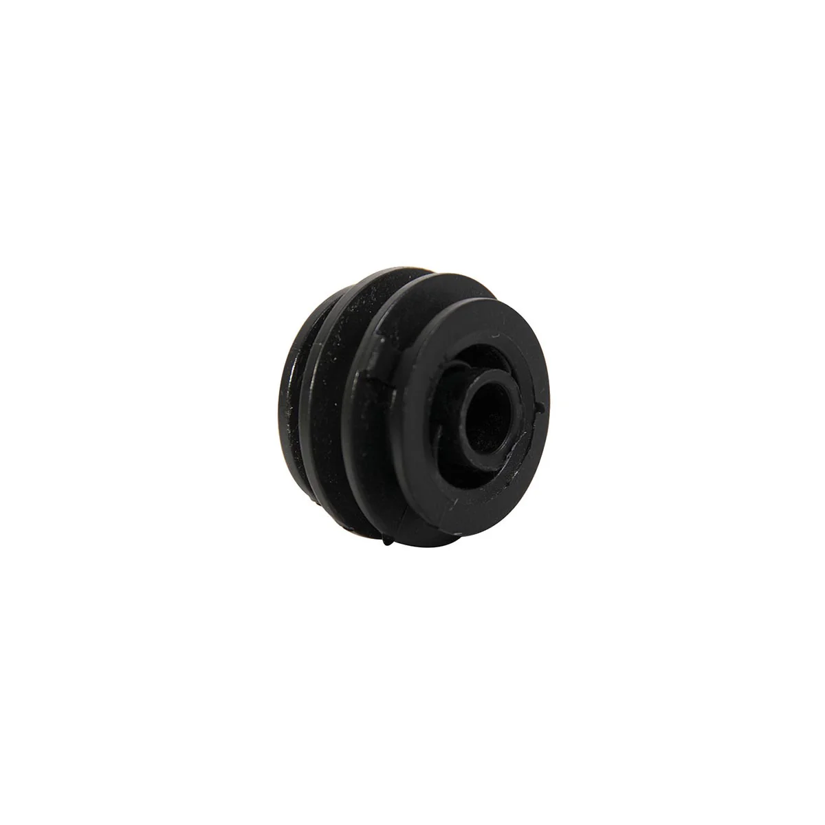 Bobbin Flat Bar Insulator Plastic - Black