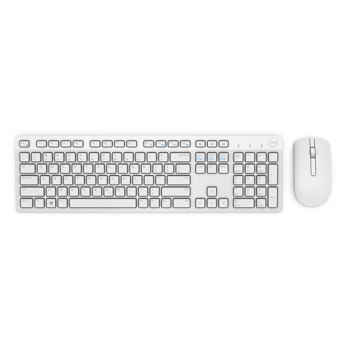 Dell 1T0V1 KM636 Wireless Keyboard and Mouse – White