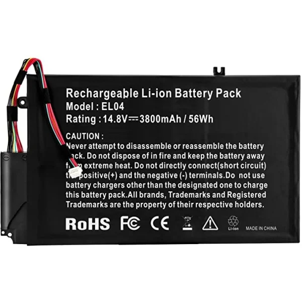 HP Envy Touchsmart EL04XL Replacement Laptop Battery