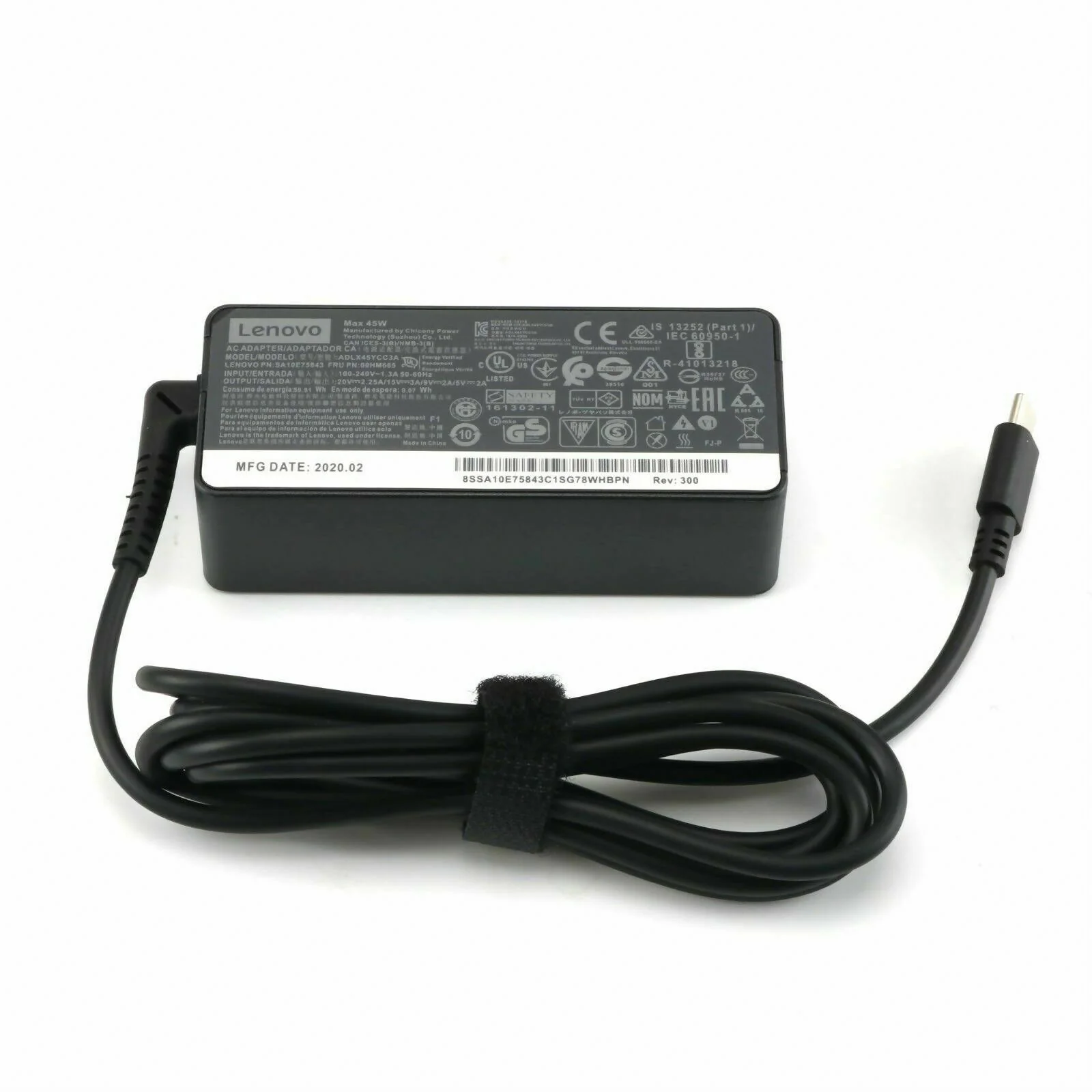 Original Lenovo 45W USB Type-C Laptop Charger