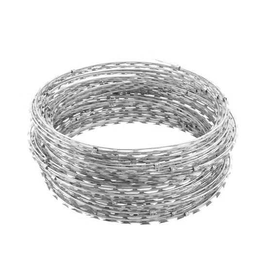 Razor Wire – 10m x 730mm “Clipped” Galvanised