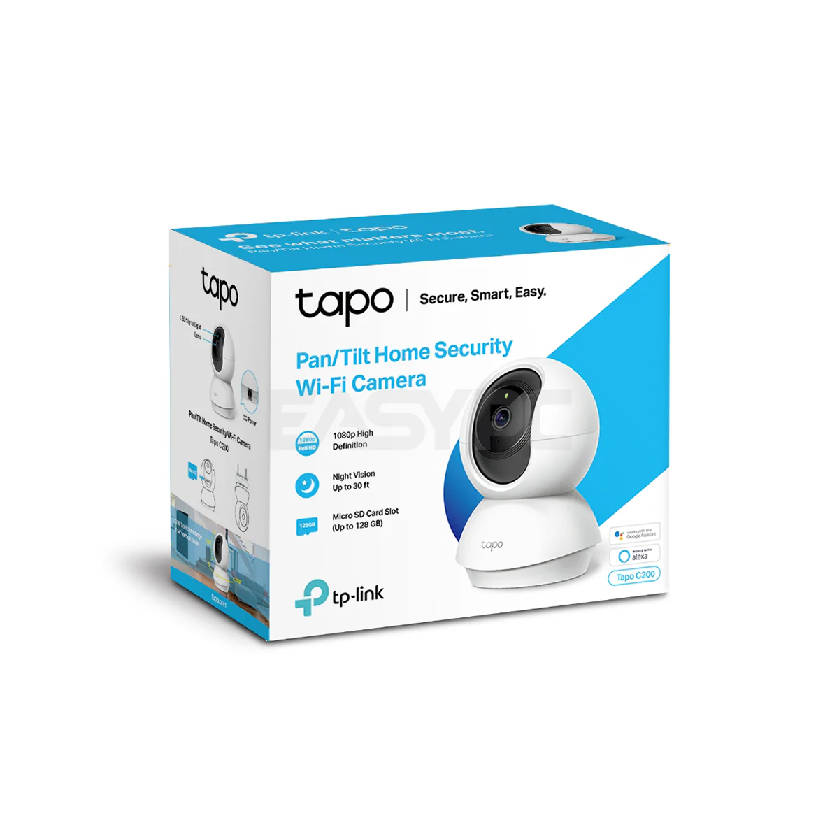 TP-Link Tapo C200 Pan-Tilt Home Security Wi-Fi Camera