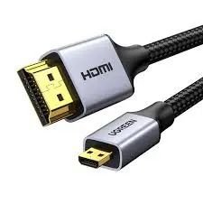 Ugreen 1M Micro HDMI to HDMI Cable Male to Male Black – UG- 30148