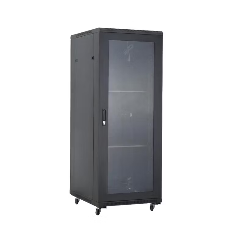 42U Data Cabinet 600 x 600mm Floor Standing with Glass Door
