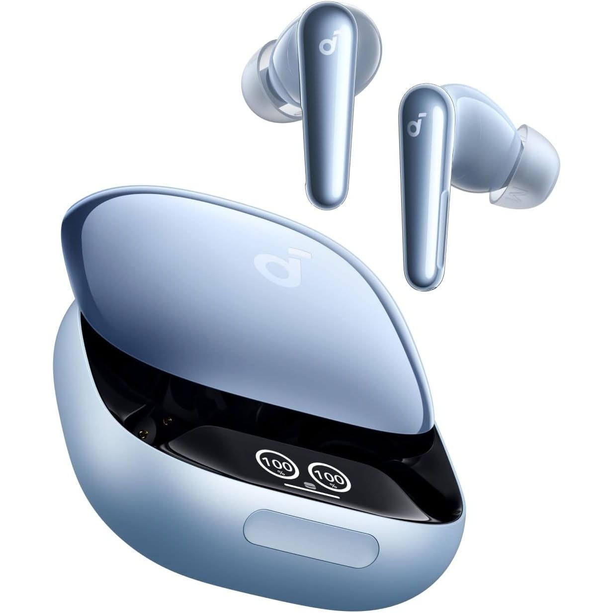 Anker Soundcore Liberty 4 Pro True Wireless Noise-Canceling Earbuds – A3954HG1 – Glossy Light Blue
