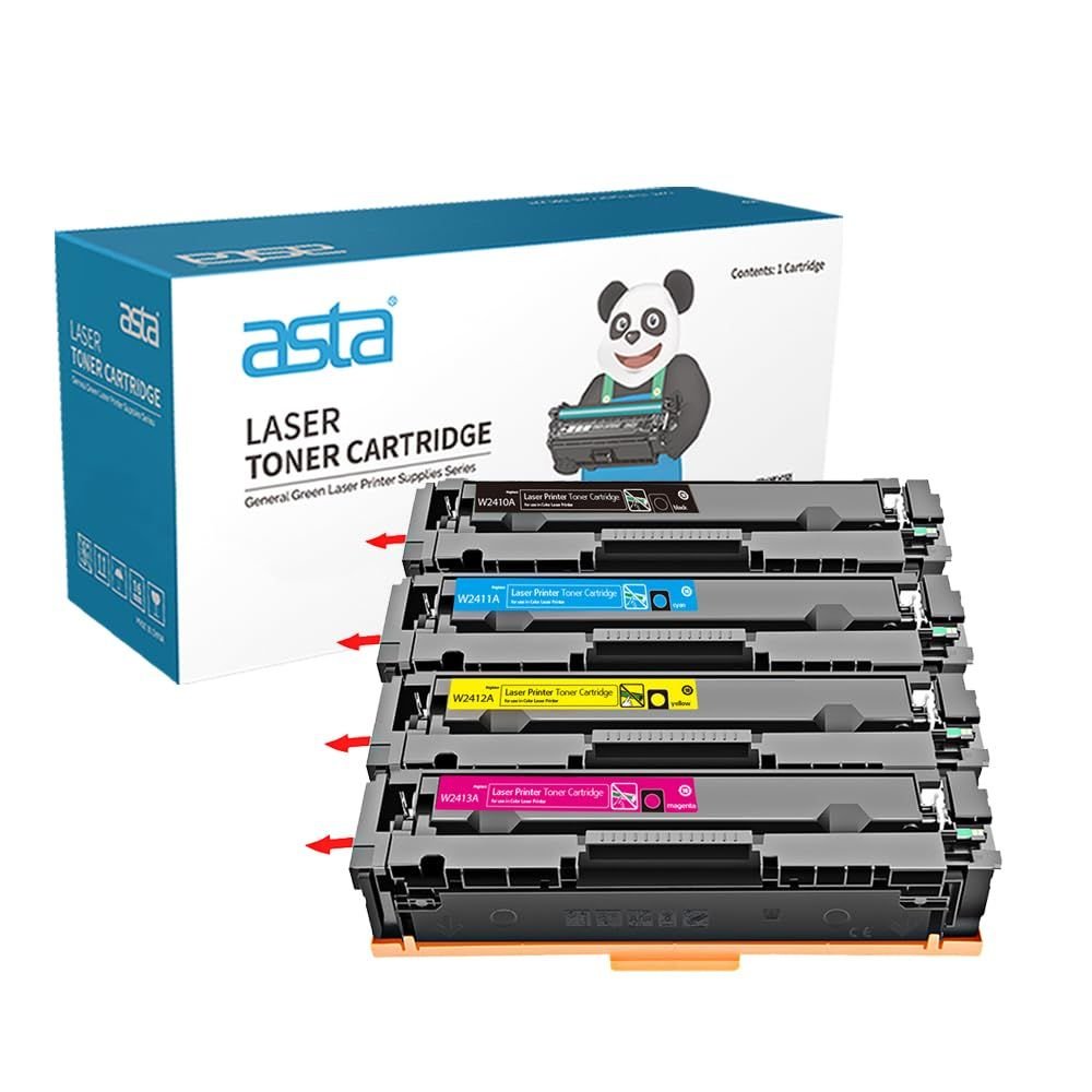 Asta Compatible Toner Cartridges W2410A / W2411A / W2412A / W2413A (216A) for HP Color LaserJet Printers