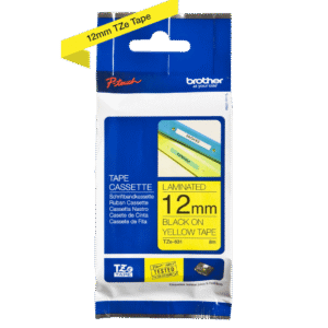 Brother TZe-631 12mm black on yellow Label tape