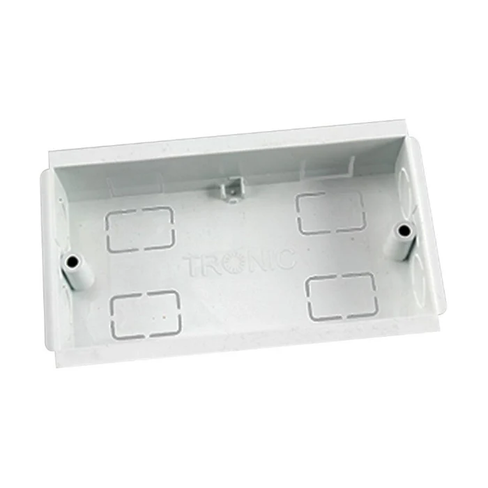 Compartment PVC Trunking Twin Box 100mm x 50mm