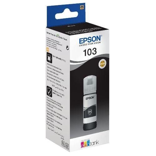 Epson 103 C13T00S14A Black Ecotank Ink Bottle