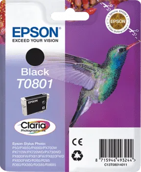 Epson T0801 Black Ink Cartridge