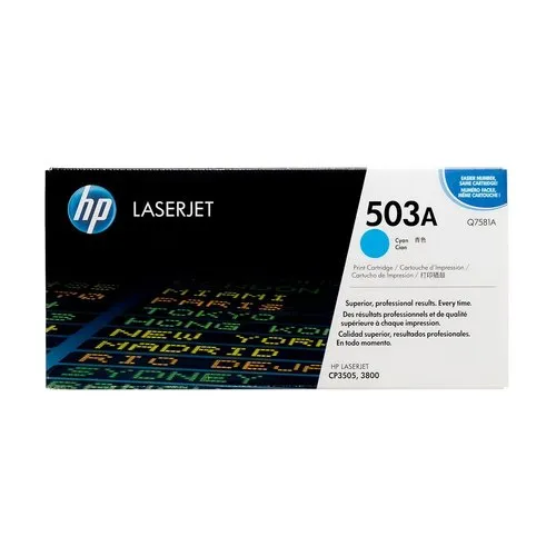 HP 503A Yellow Original LaserJet Toner Cartridge (Q7582A)