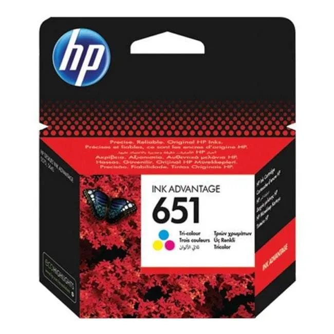 HP 651 Tri-color Original Ink Advantage Cartridge (C2P11AE)