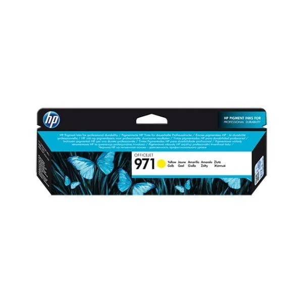 HP 971 Yellow Original Ink Cartridge (CN624AE)HP 971