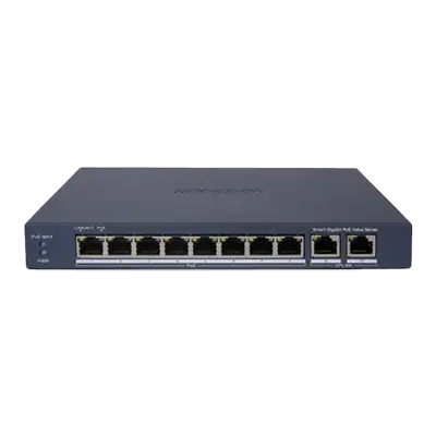 Hikvision 8 Port Gigabit Smart POE Switch (DS-3E1510P-SI)