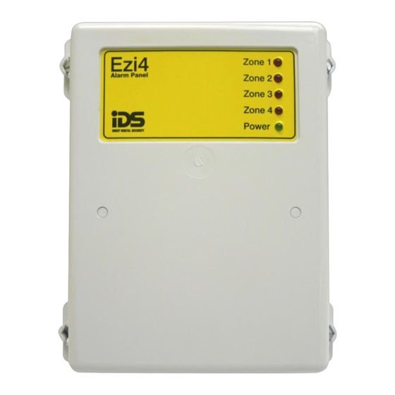 IDS EZI4 4 Zone Alarm Control Panel for Basic Security Installations