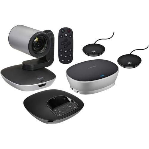 Logitech Group Video Conferencing Bundle with Expansion Mics for Big Meeting Rooms