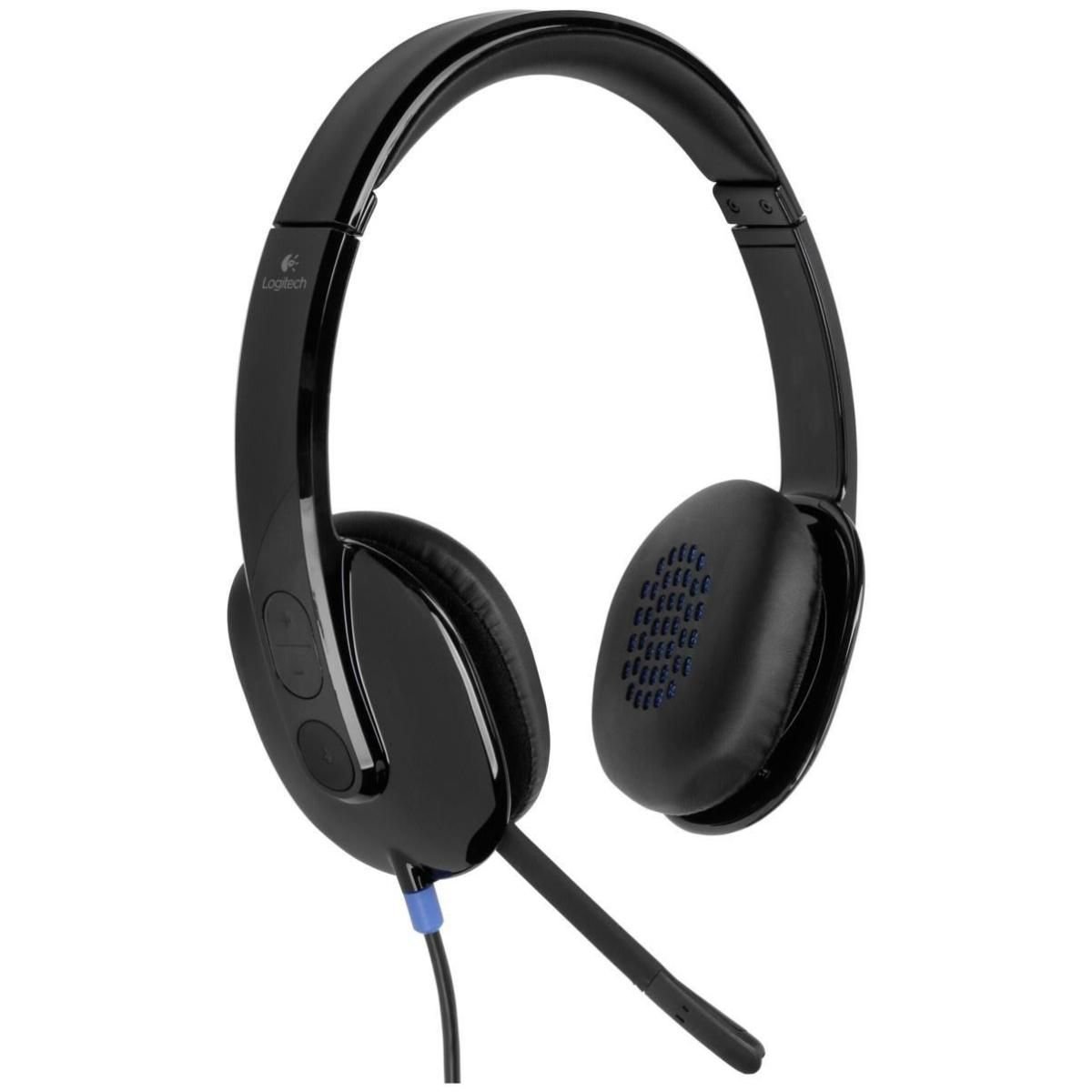 Logitech H540 USB Computer Headset With Noise Cancelling