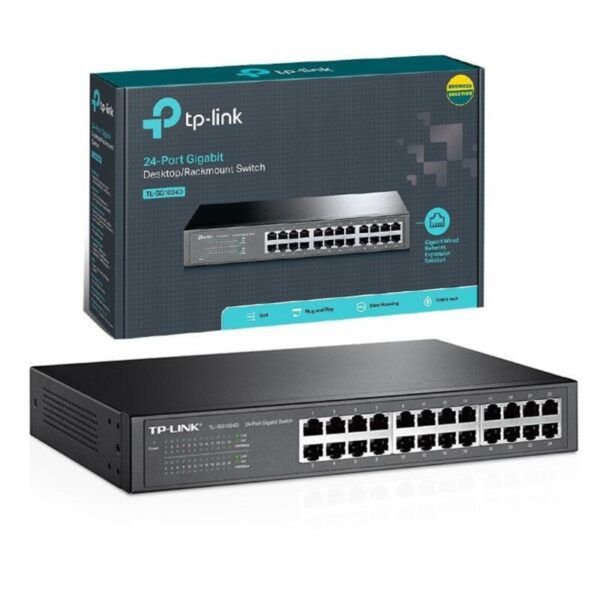 TP-Link TL-SF1024D 24-Port 10/100Mbps Desktop/Rackmount Switch